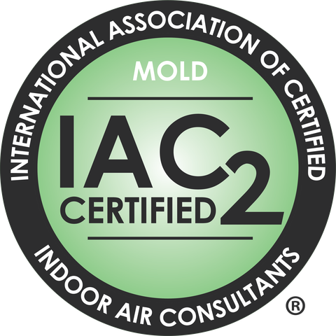 Badge de certification IAC2 en moisissures